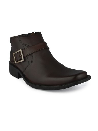 Franco Leone Men Brown Formal Shoes