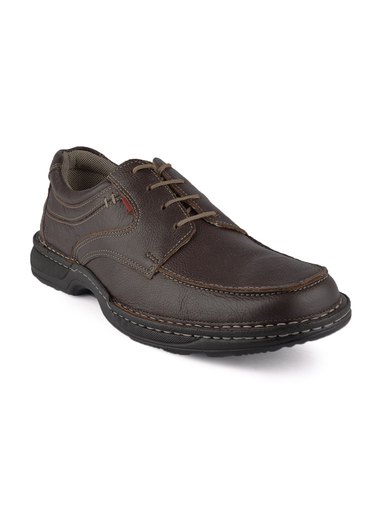 Lee Cooper Men Brown Formal Shoes