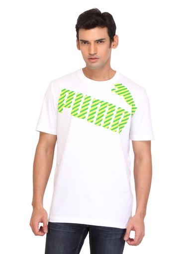 Puma Men Attack White T-shirt