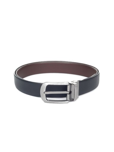 Bulchee Men Reversible Prong Black & Brown Belt