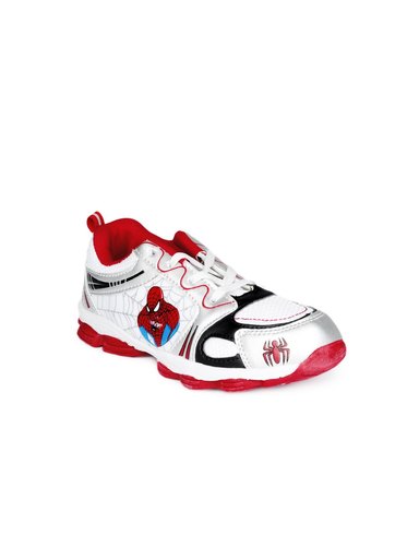 Marvel Boys White Shoes
