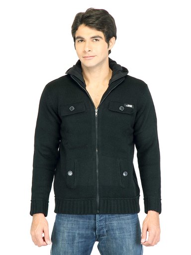 Spykar Men Black Sweater