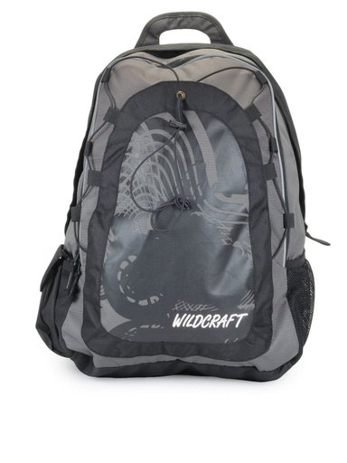 Wildcraft Unisex Grey & Black Backpack