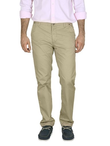 Highlander Men Khaki Trousers