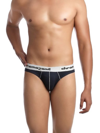 Chromozome Men Navy Blue Briefs