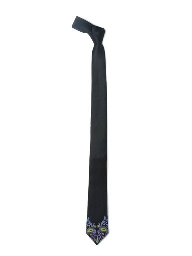 Hakashi Men Black Silk Tie
