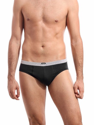 Hanes Men Black Briefs