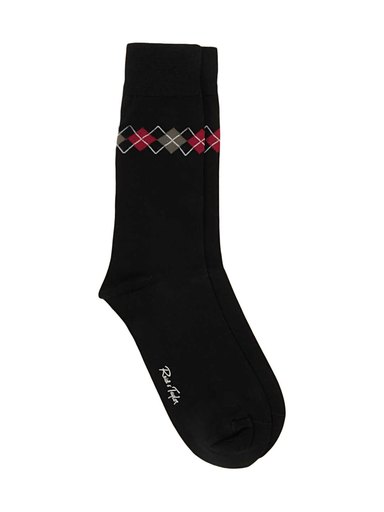 Reid & Taylor Men Black Socks