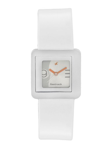 Fastrack Women Silver Dial Watch