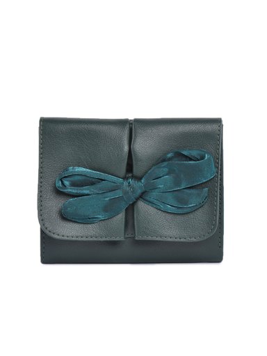 Baggit Women Quick Mayur Green Wallet