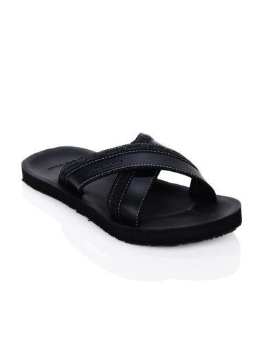Lotto Men Caesar Cross Black Sandals