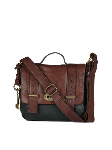 Fossil Women Green Handbag