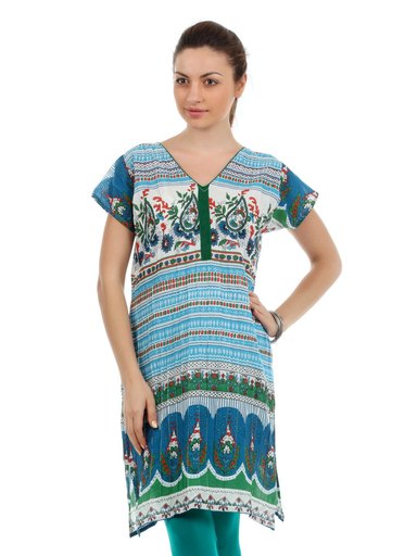 Diva Women Blue Kurta