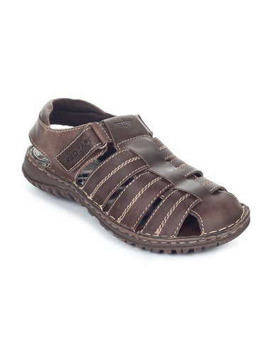 Red Tape Men Brown Sandals