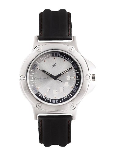 Fastrack Men Steel Dial Watch