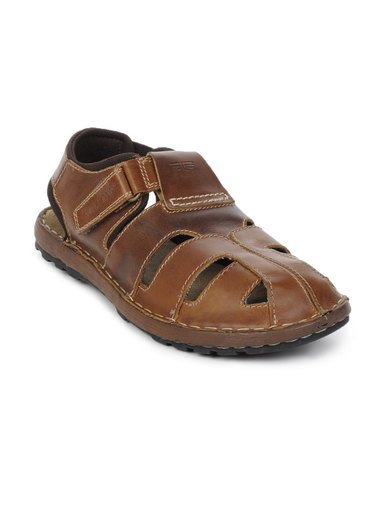 Red Tape Men Brown Sandals